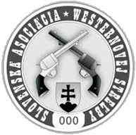 Slovenská Asociácia Westernovej Streľby - logo